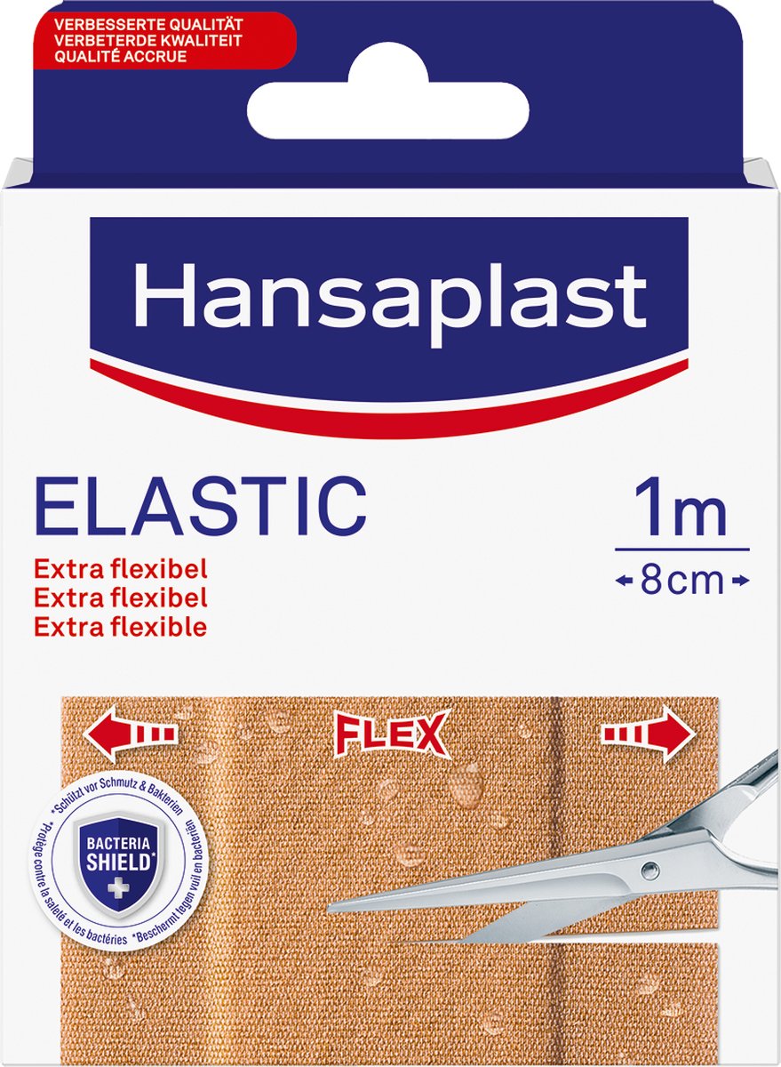 Goedkoopste Hansaplast Elastic Pleisters - Wondpleisters - Wondverzorging - 1m x 8cm