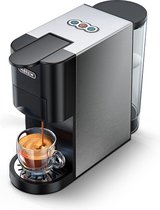 Bol.com Koffiemachine - Koffiezetapparaat - Cups - 4 in 1 Koffie machine - Dolce Gusto - Nespresso - Cappuccino - Latte - 19 Bar aanbieding