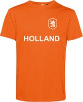 T-shirt kind Embleem + Holland Wit | EK 2024 Holland |Oranje Shirt| Koningsdag kleding | Oranje | maat 116
