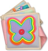 Jolly Designs Fladderende Vlinder - Mini Stil Boek - 12+ Maanden - Stil Boek voor Peuters - Educatief Speelgoed - Montessori Speelgoed - Ideaal Peuter cadeau