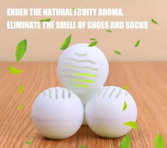 6 pcs Schoen Deodorant ballen - fresh - schoenen deodorant - deo in schoenen - geur voor schoenen - aroma voor schoenen - geur voor voetbalschoenen