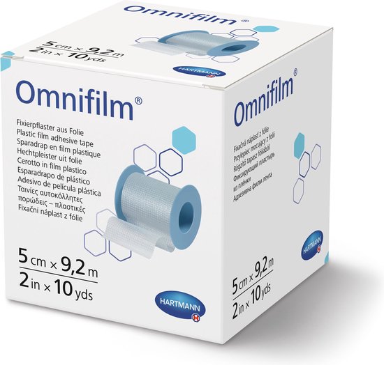 Hartmann - Omnifilm - transparante fixatiepleister - 2,5cm x 5 meter