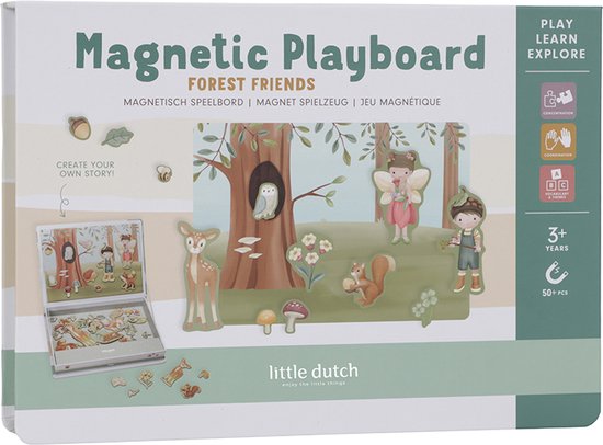 Foto: Little dutch magnetisch speelbord forest friends fsc