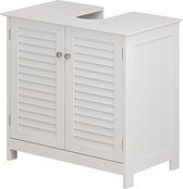 Vicco Riad Wastafelonderkast – 60 x 58 cm met 2 deuren Wit