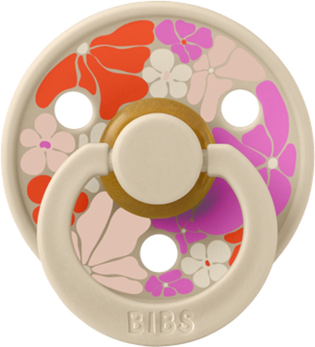 Goedkoopste BIBS Studio Colour Flower Child - Vanilla, maat 1 - 0-6 maanden