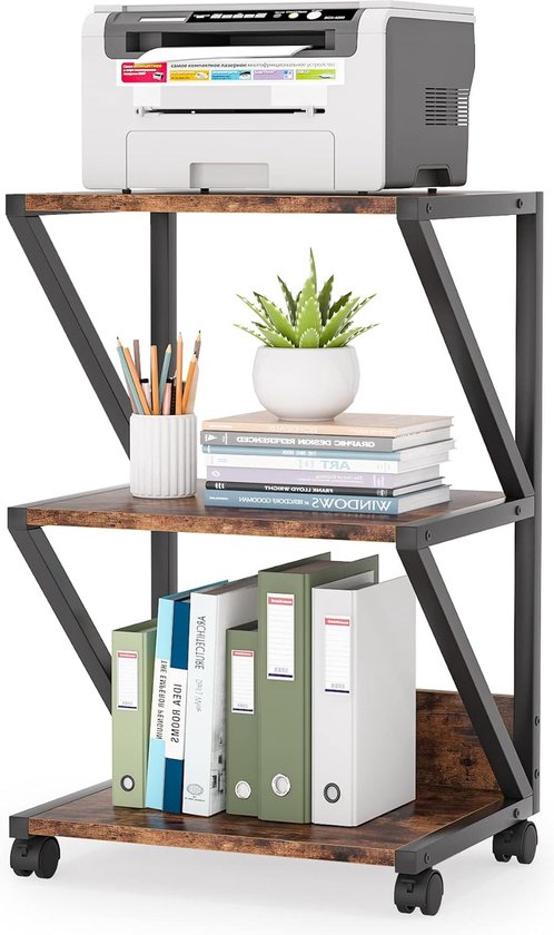 Support Imprimante De Bureau 22,5 x 47 x 40 cm - Armoire et caisson de