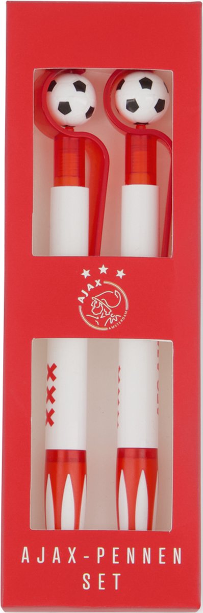 Ajax voetbalpennen 2-pack
