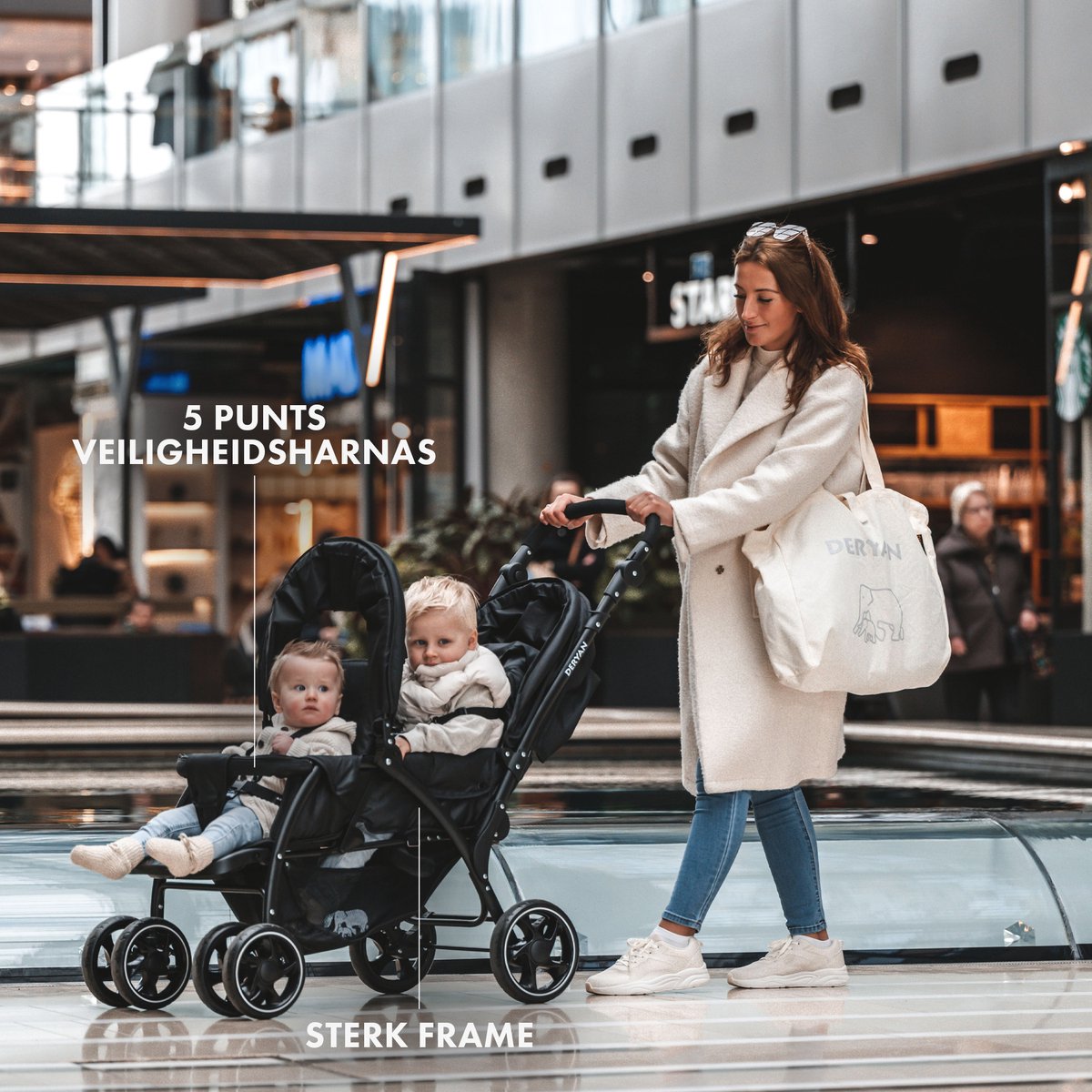 Deryan Deryan Elena Duo Buggy - afbeelding 5