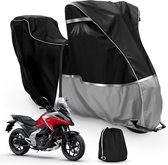 Motorafdekzeil voor Honda CRF1100L Africa Twin - waterdicht - winterbestendig - 420D Oxford - elastisch koord - winddichte gesp Motorhoes