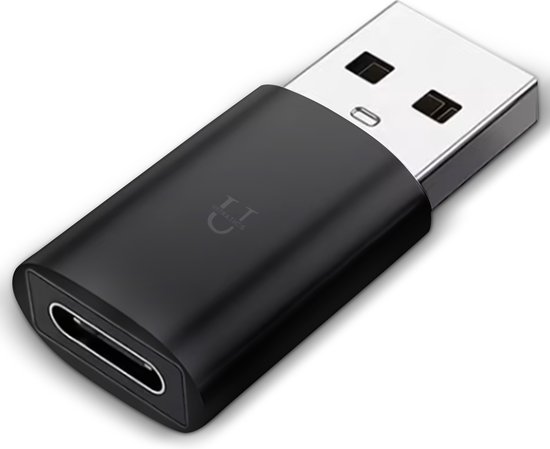 Ustratics USB C naar USB A Adapter - USB-C naar USB convertor - opzetstuk - USB 3.1 to USB C HUB - pc - laptop - USB C naar USB A female - telefoon - adapter - Zwart