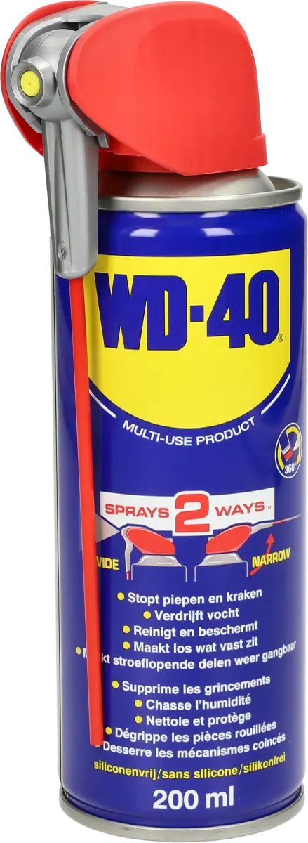 WD-40® Multi Spray - Beschermt metaal tegen roest en corrosie - Kruipt in vastzittende onderdelen - Verdrijft vocht & smeert - 200ml van Merkloos — afbeelding 2