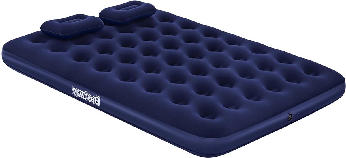 Luchtmatras Queen handmatige handpomp - Afmetingen 80 inch x 60 inch x 8.75 inch