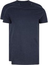 RJ Bodywear Everyday - Amsterdam - 2-pack - T-shirt O-hals breed - donkerblauw -  Maat XL