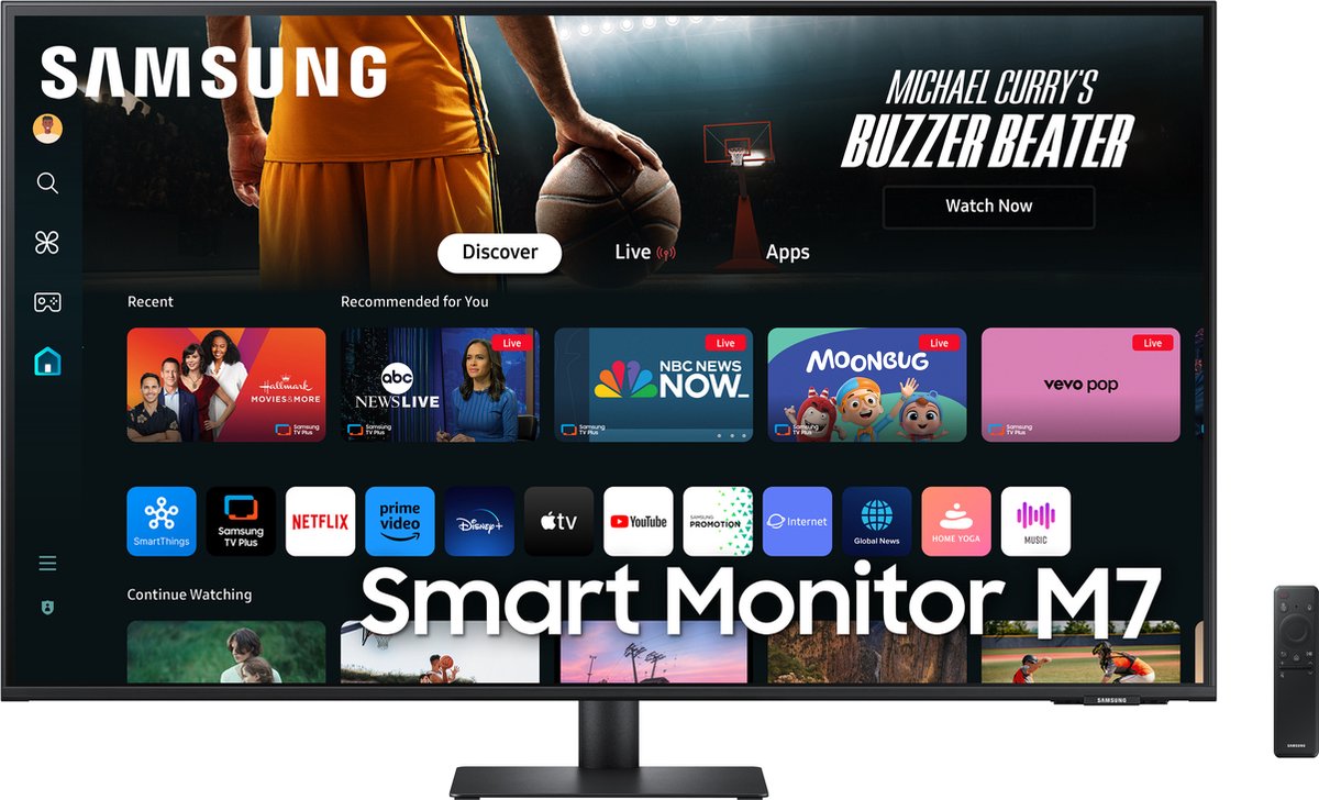 Samsung Smart M7 LS43DM702UUXEN - 4K - VA-paneel - 43 inch