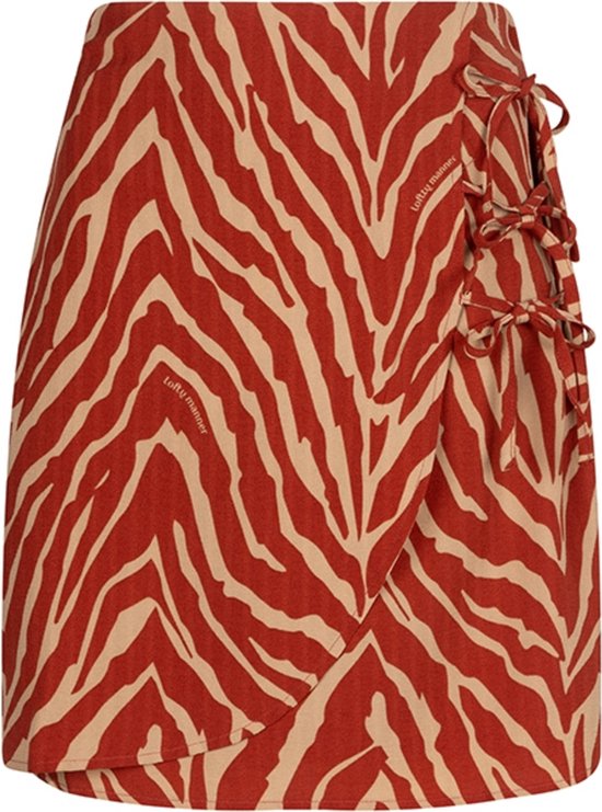 Foto: Lofty manner rok skirt selene pg31 784 logo zebra print dames maat s