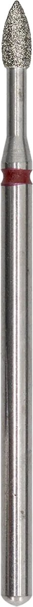 Afilara diamond nail drill "bullet" -red 2.3mm