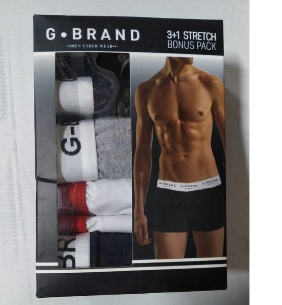 G BRAND Boxer Homme 4 Pack S Sous vetements Homme Sous vetements Homme . bol