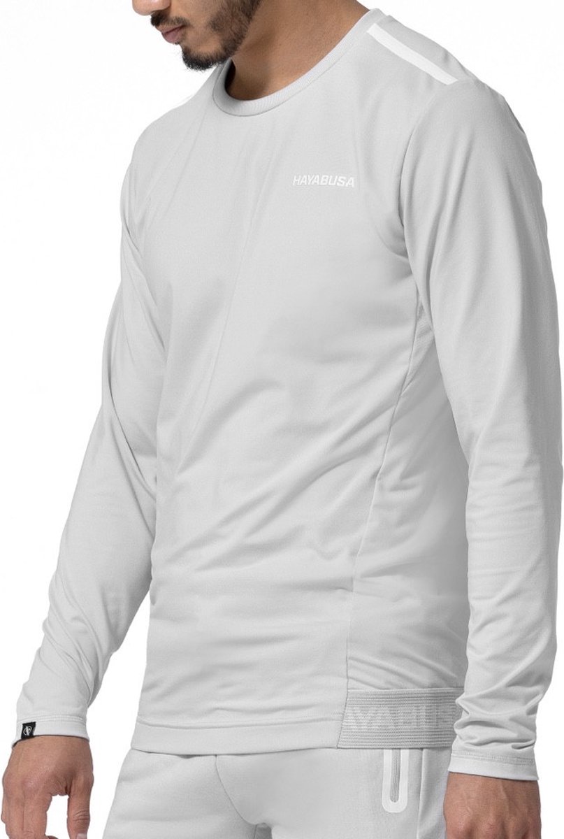 Hayabusa Athletic Long Sleeve Trainingshirt - Heren - Lichtgrijs - maat XXL