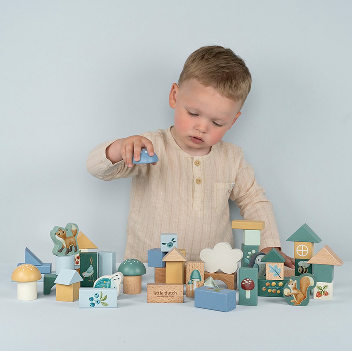 Little Dutch Bouwblokken - Forest Friends FSC — afbeelding 10