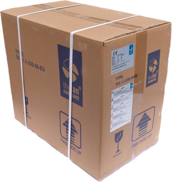 Blower voor springkussen TFC 1500Watt 1.5KW - AC 220-230 V / 50 Hz — afbeelding 2