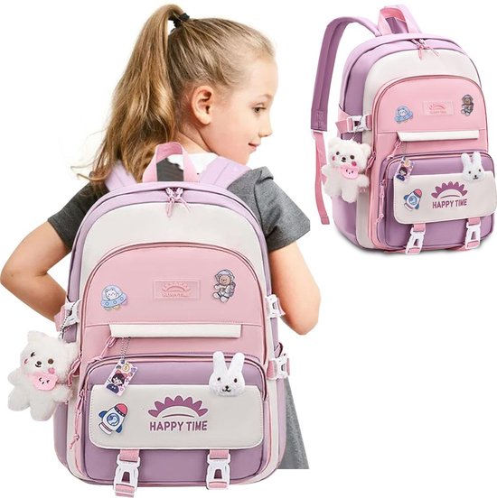 Cartable Filles Ecole Primaire Cartable Premiere Annee Groot Violet avec Lapin bol