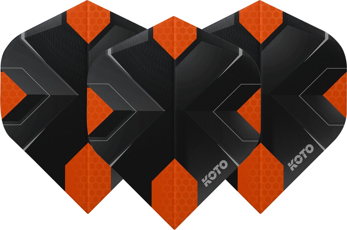 KOTO ZIZ-X NO2 Orange - Dart Flights