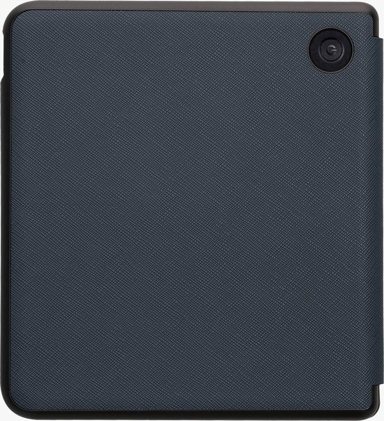 kwmobile e-reader hoesje geschikt voor Kobo Libra Colour hoes - E reader flip case met magnetische sluiting - Ereader cover in donkerblauw van Merkloos — afbeelding 3