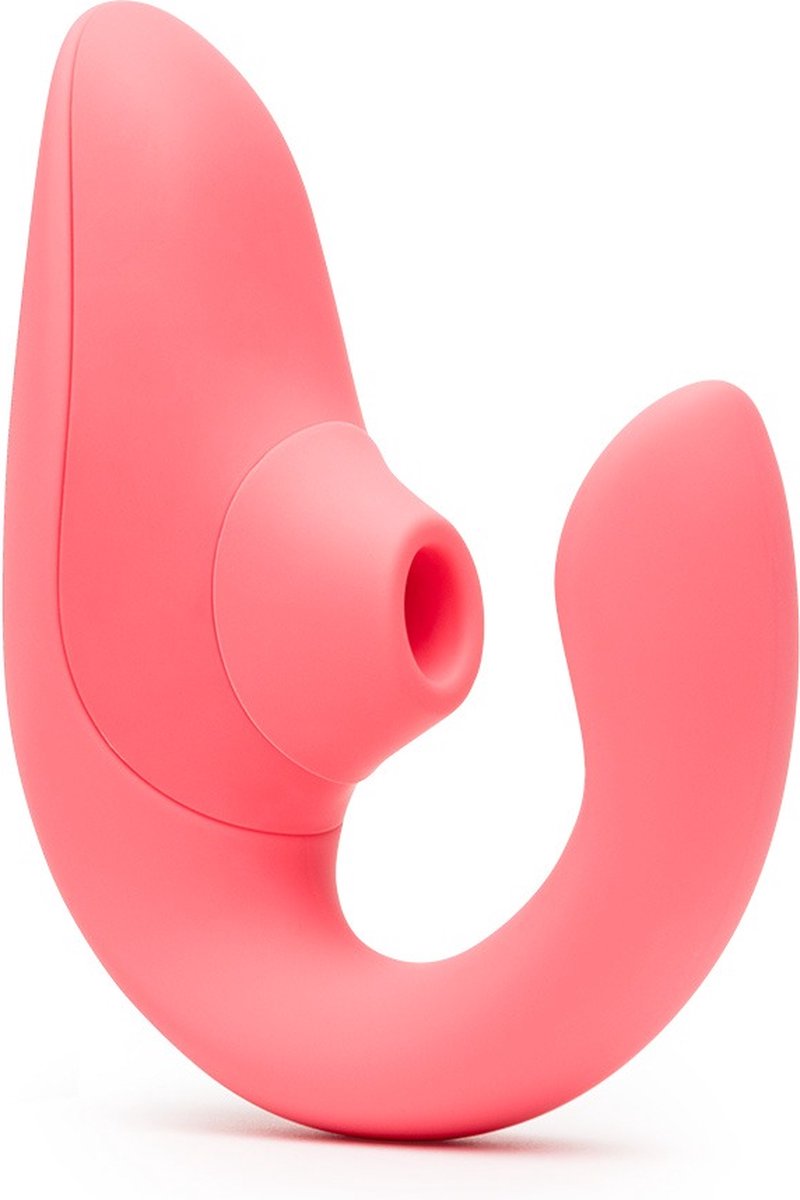 Goedkoopste Womanizer Blend Dubbele Stimulator - Rabbit-Vibrator - Pleasure Air-Clitorisstimulatie - G-Spot-Vibraties en Zuiging van Clitoris - Volwassen Speelgoed voor Vrouwen - Waterdicht en Oplaadbaar - Rosé