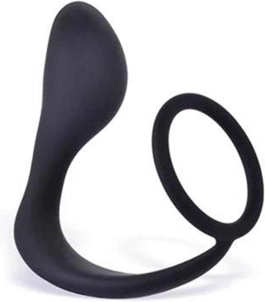 Icon - P-Zone - Prostaat Massager met Cockring - Zwart