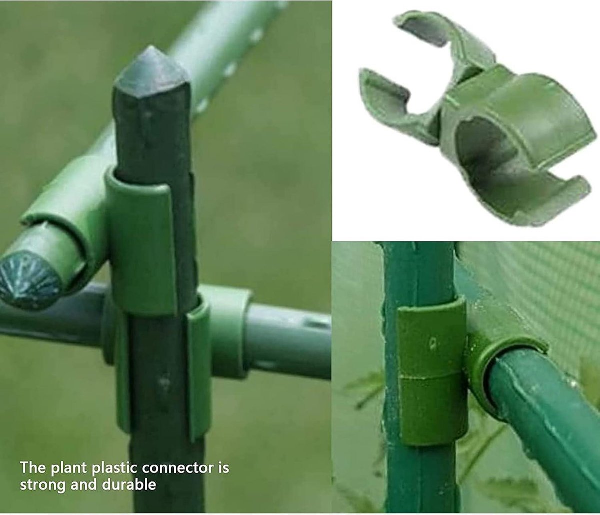 50Pcs Tuin Trellis Connector Cross Clip Trellis Plant