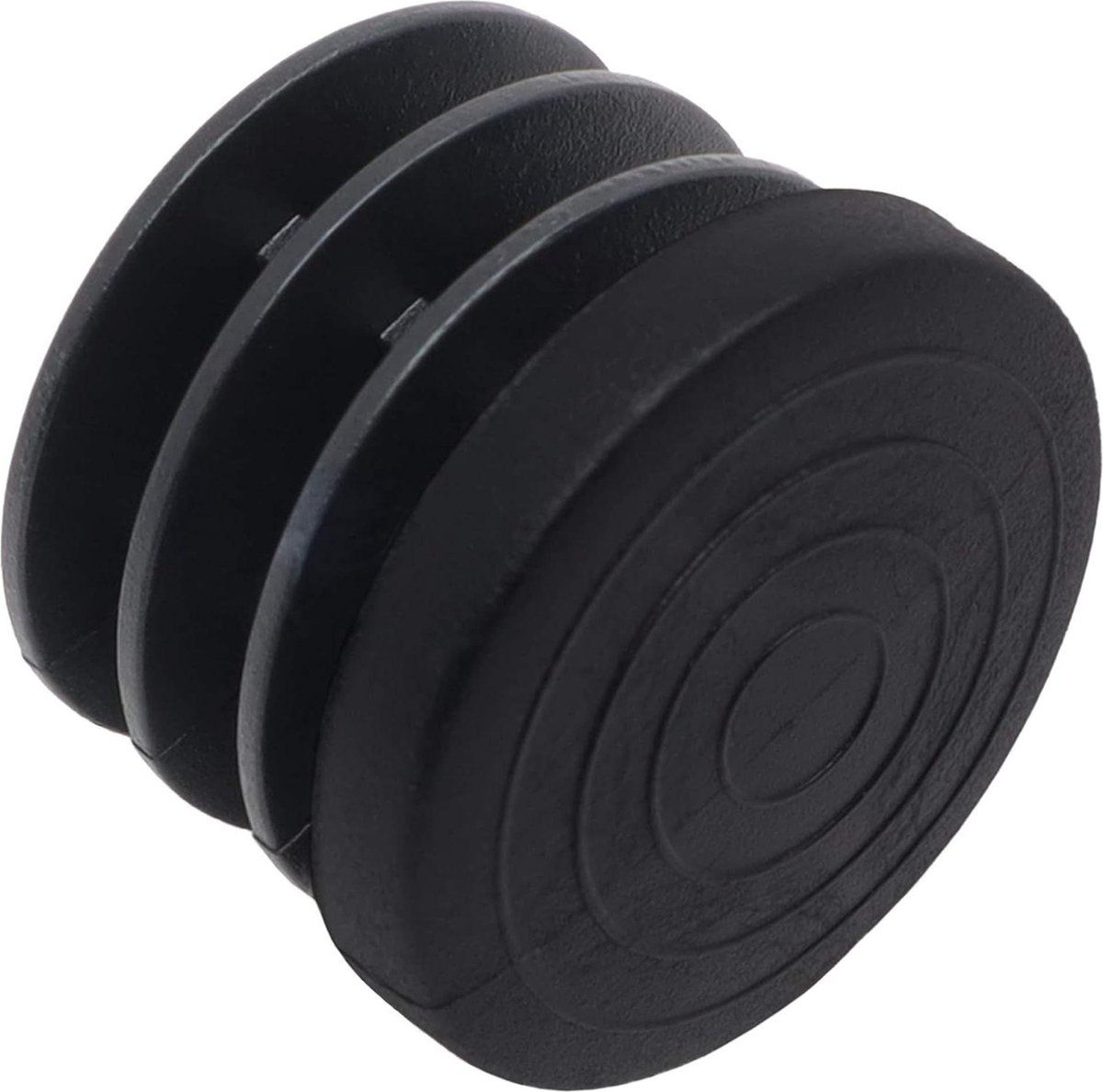 4 x lamellenstops zwart Ø 30 mm - INS-R-BL-30-4