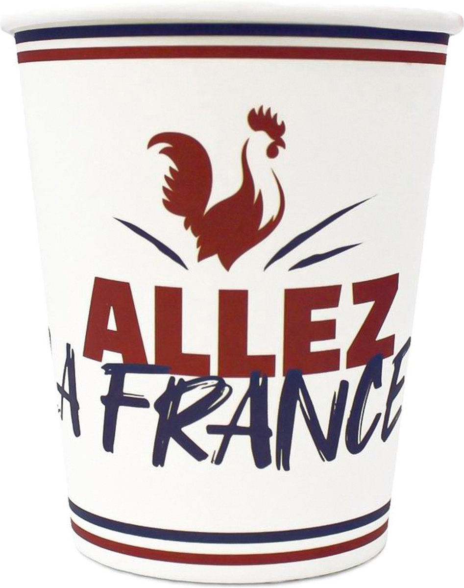 SUD TRADING - 6 Frankrijk bekers Allez la France