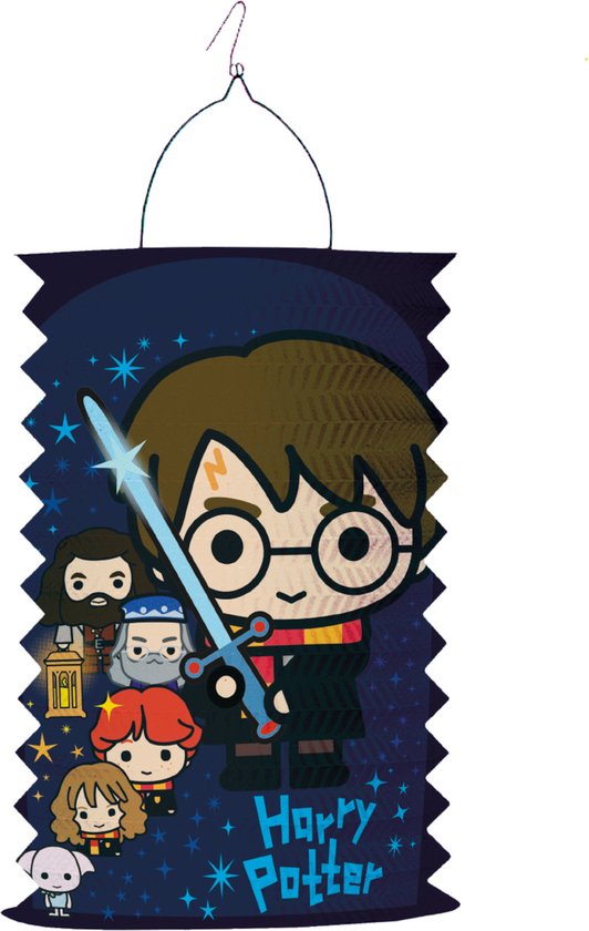 Amscan - Lampion Harry Potter - 28 cm - Lampion sint maarten - lampionnen - Sint maarten optocht - lampionnen papier