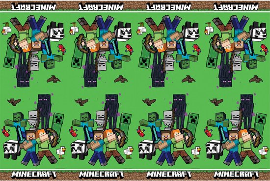 Wefiesta - Minecraft - Nappe (180x120 cm)