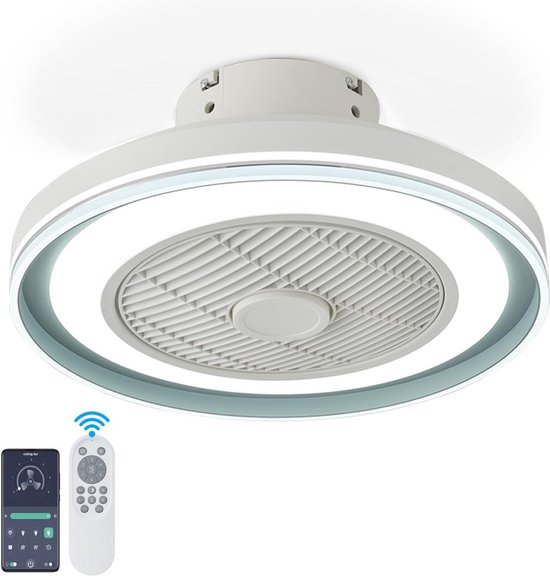 Relaxdays plafondventilators Duurzaam Met lamp