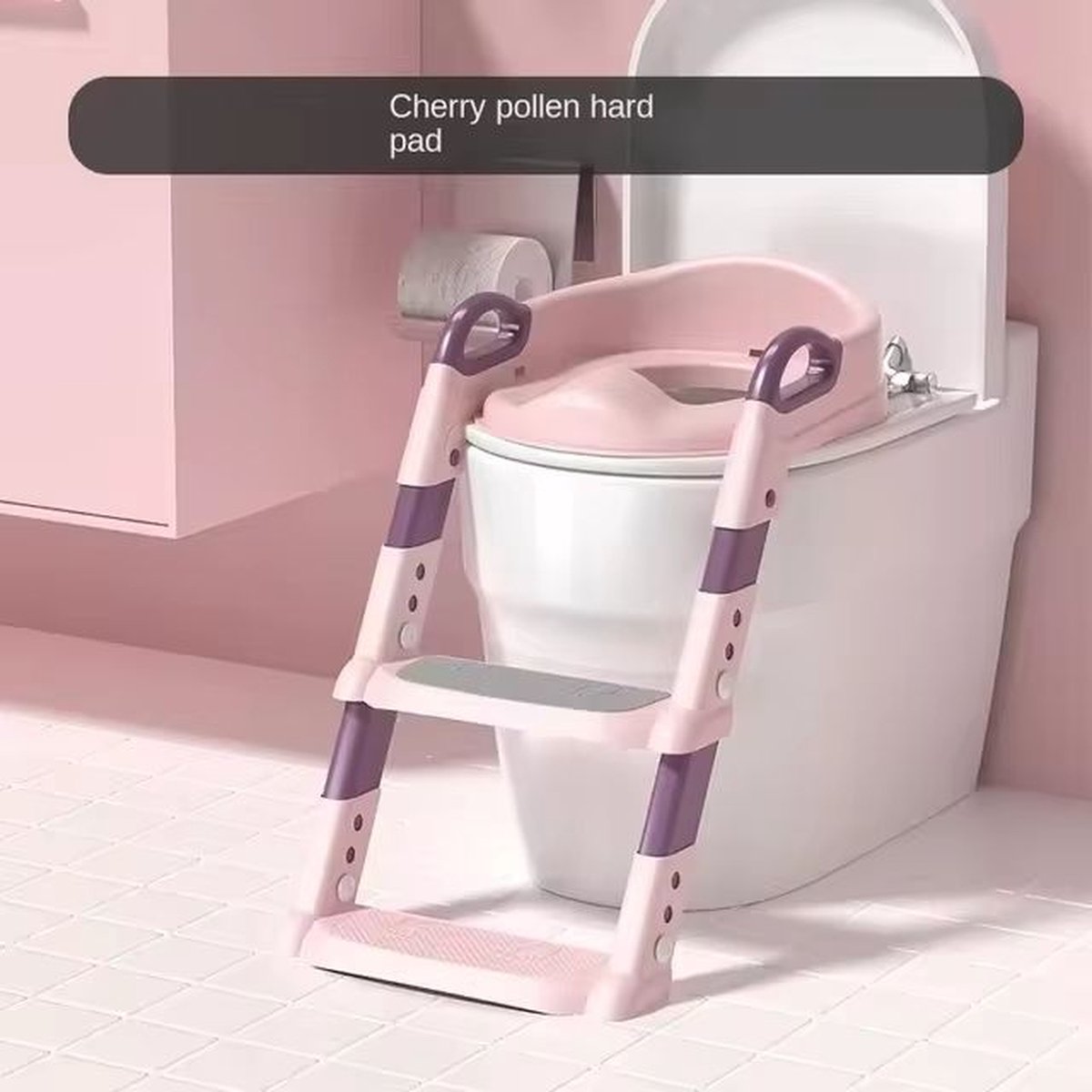 Goedkoopste Kindertoilet - Potje voor peuters - Potje met ladder- Roze
