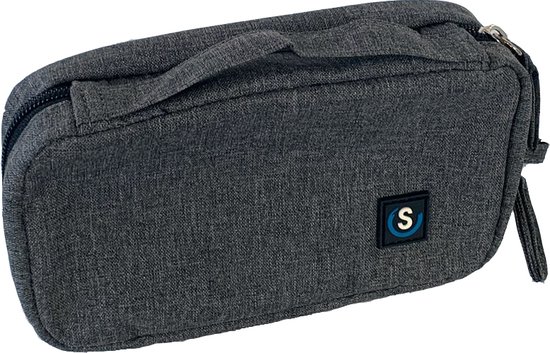 Smart Cool'R Unisex Diabetes Tas Clutch Grijs - Diabetes etui - Insuline Koeltas - Insuline Etui - Diabetes Tasje - Medische Koeltas voor Insuline met 2 Ice Packs voor optimale temperatuur van Smart — afbeelding 3
