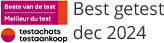 Dit product komt als "Beste uit de test" volgens Test Aankoop in december 2024.