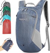 Bol.com Opvouwbare ultralichte kleine rugzak - waterdichte wandelrugzak 18 liter - dames en heren outdoor wandelen aanbieding