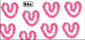 Roze Hawaii kransen - Hawaii slingers 94 stuks