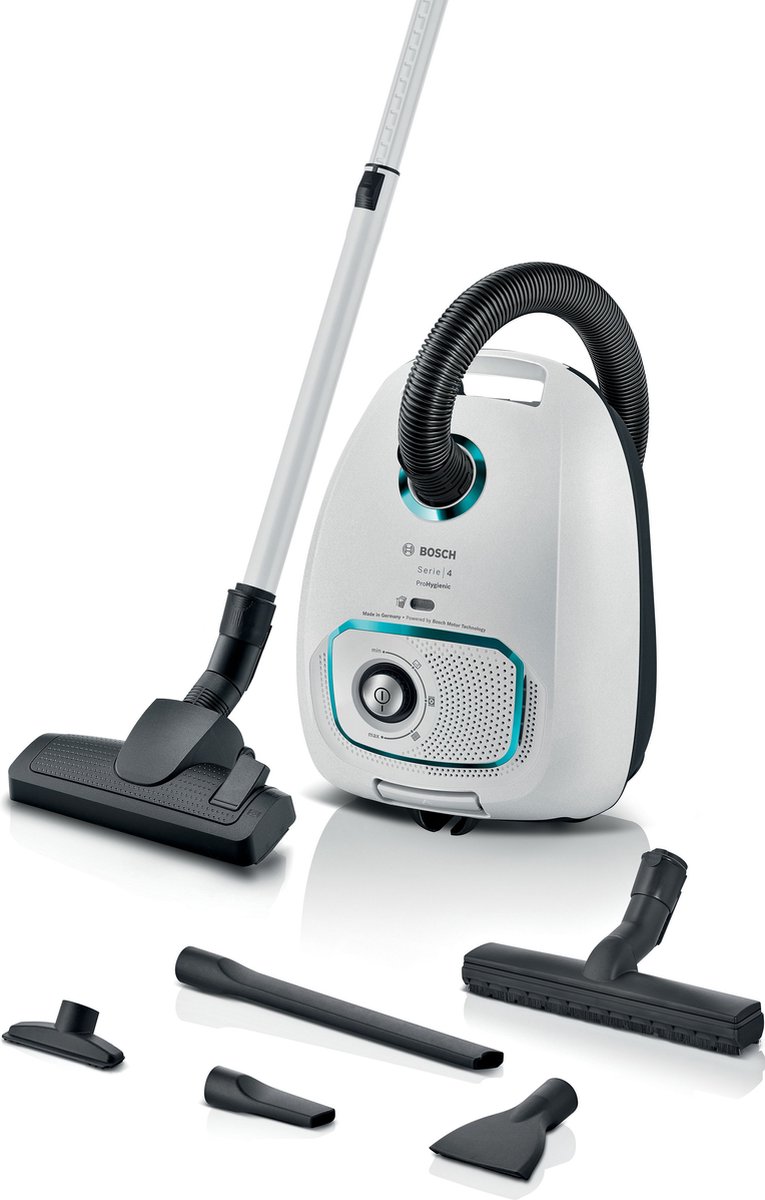 Bosch ProHygienic BGB41HYG1H Serie 4 - Stofzuiger met zak - Wit