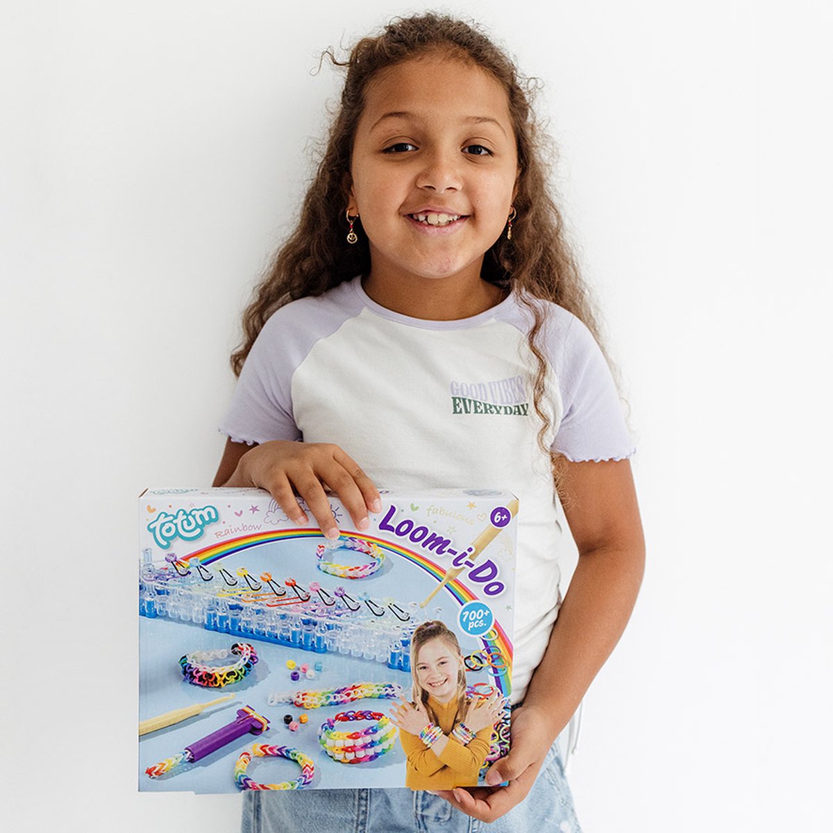 Totum Looming set armbandjes maken | Loom I do knutselset incl. tool en loom elastiekjes - cadeautip creatief speelgoed — afbeelding 3