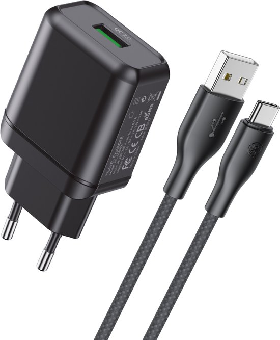 80 W SuperVOOC USB-oplader voor Oneplus 10 Pro Nord 2T, snellader met USB C- kabel