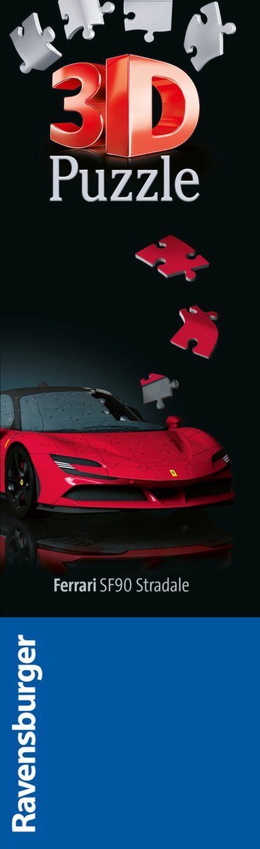 Ravensburger - Ferrari SF 90 Stradale - 3D Puzzel voor Kinderen en Volwassenen — afbeelding 3