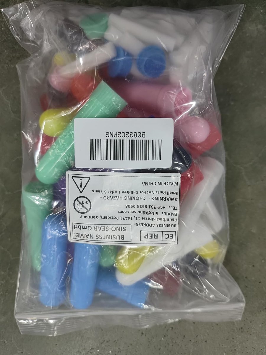 5 x Hervulbare Neus Inhaler - Inhalator - Essentiële Olie - Etherische Olie - Capsule