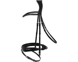Passier Hoofdstel PassierBlu Spirit m/aansnoerneusriem Black - Cob | Zwart | Hoofdstel paard
