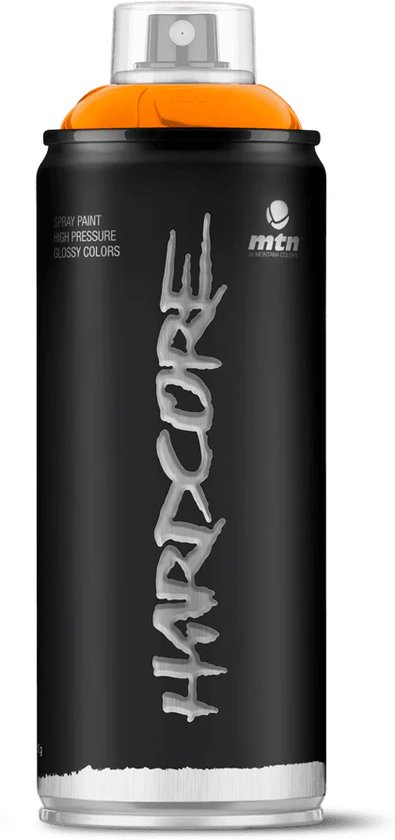 MTN Hardcore spuitverf - Orange - 400ml - Hoge druk en glans afwerking