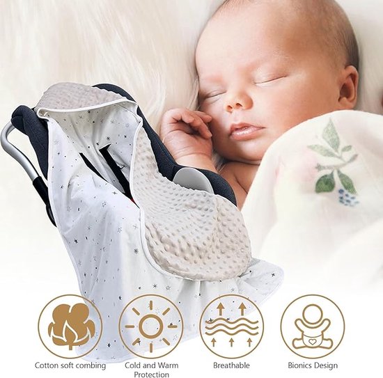 Boho baby wikkeldeken linnen naturel - Cotton&Sweets - Newborn