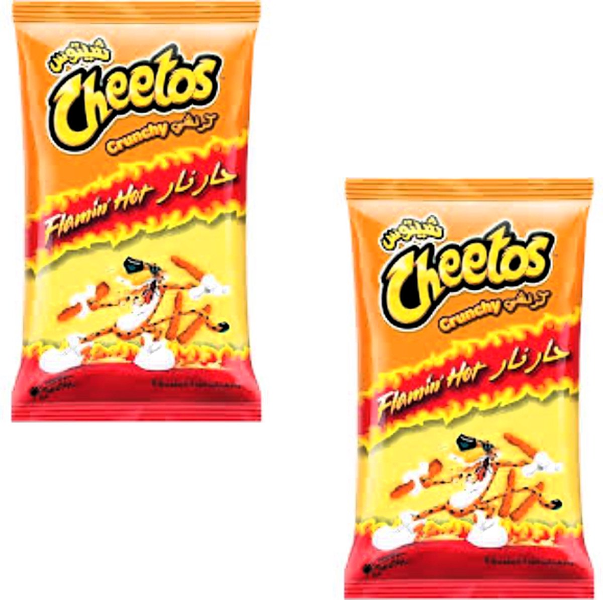 Cheetos - Flamin' Hot Crunchy Cheese - (2 X 190g)