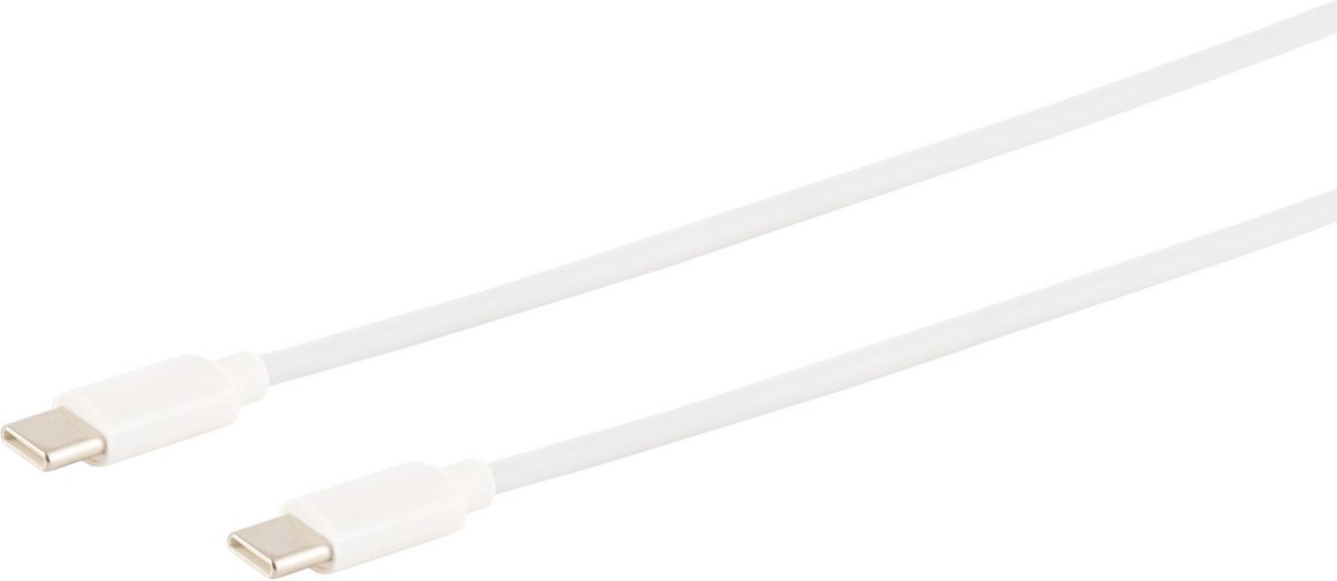 S/CONN 14-12051 USB-kabel USB 2.0 1 m USB C Wit